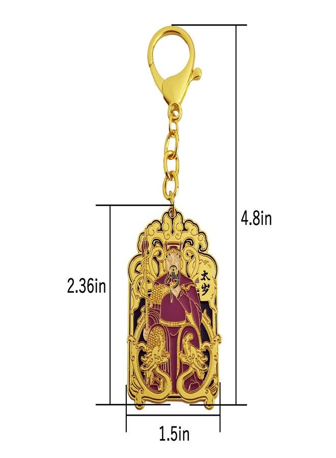 Fengshuibringluck Feng Shui 2025 Tai Sui Keychain Amulet - Image 2